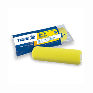 TIGRE RODILLO DE ESPUMA AMARILLA