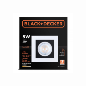 B+D SPOT BLACK LED 5W